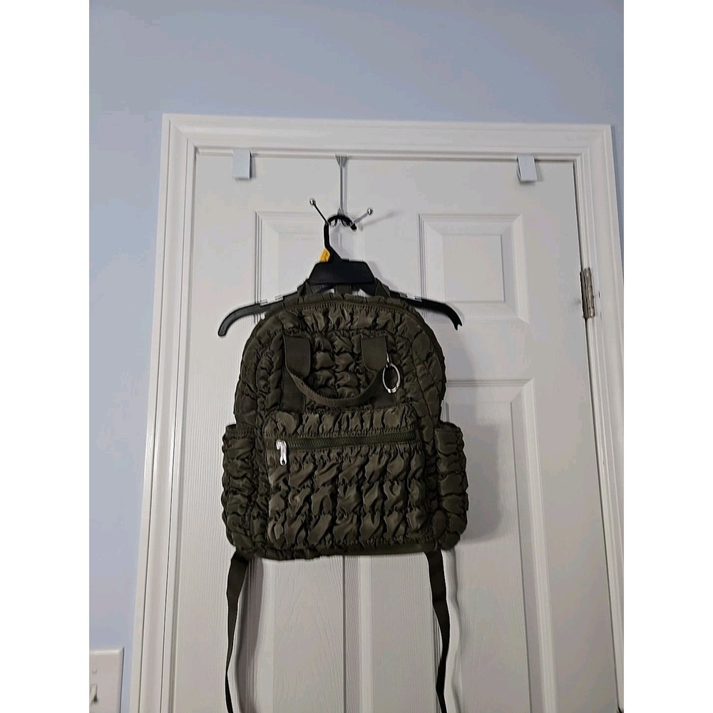 Wild Fable Green Quilted Backpack